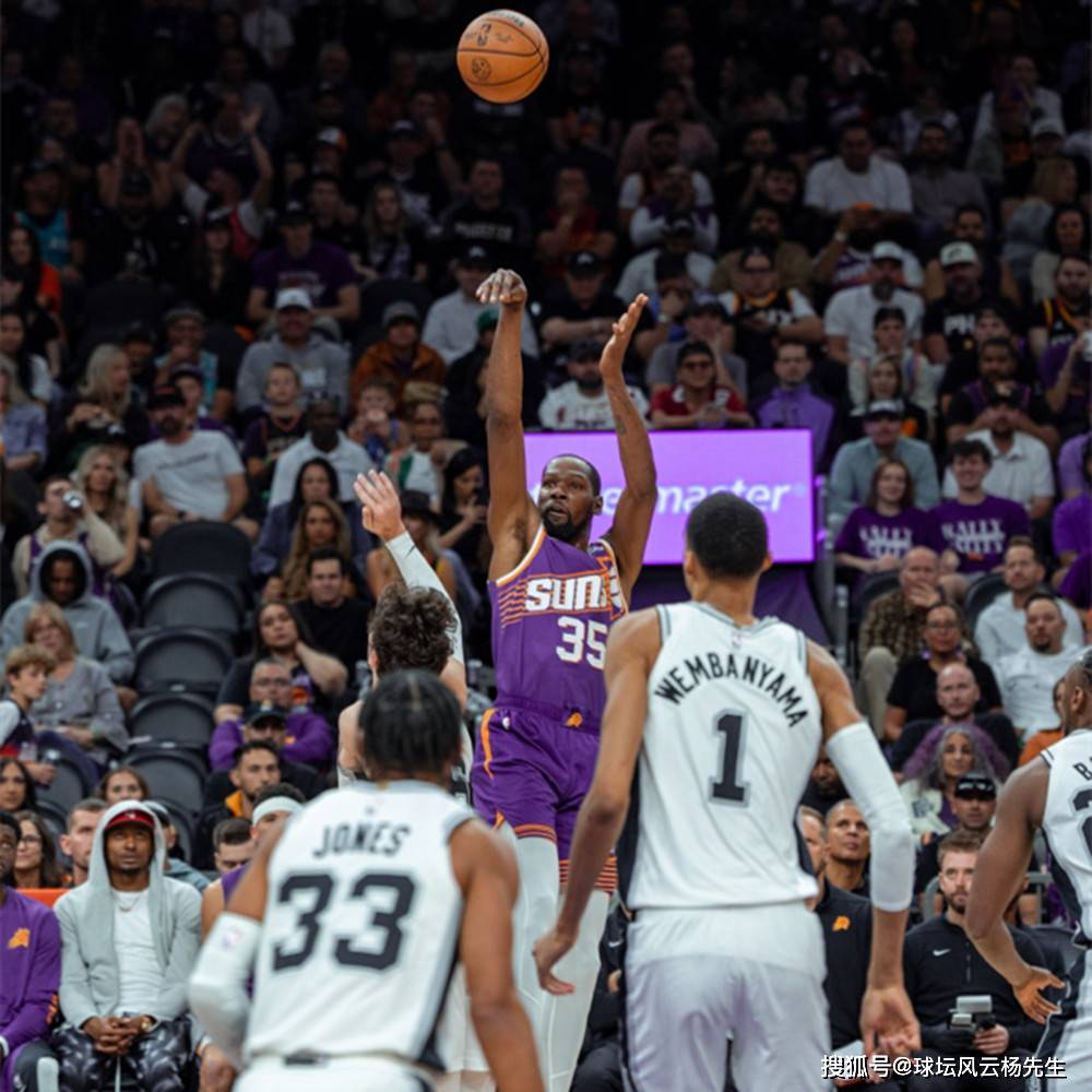 NBA新科状元助马刺队狂胜太阳！马刺132-121战胜太阳，实现赛季双杀