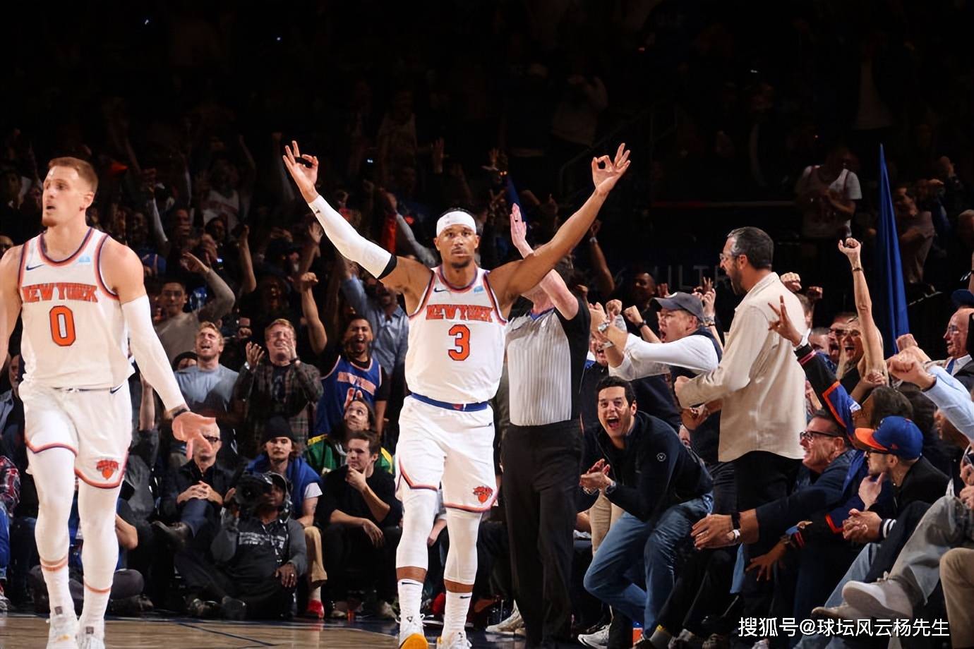 NBA常规赛，凯尔特人108-104险胜尼克斯，波尔津吉斯30+8关键三分提神续命