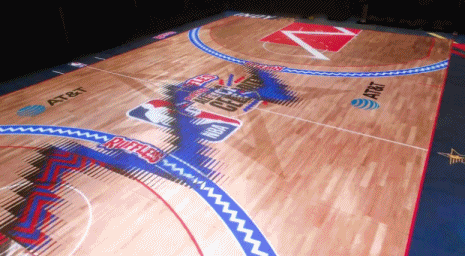 六人确定出战三分大赛！揭秘全明星LED地板：NBA首次在玻璃上打球