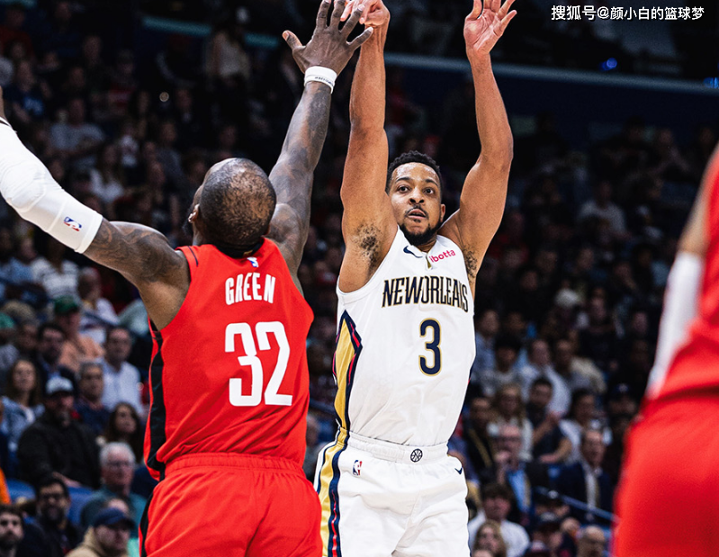 NBA常规赛：鹈鹕22分大胜火箭重返西部第五 阿门22+5锡安27+10